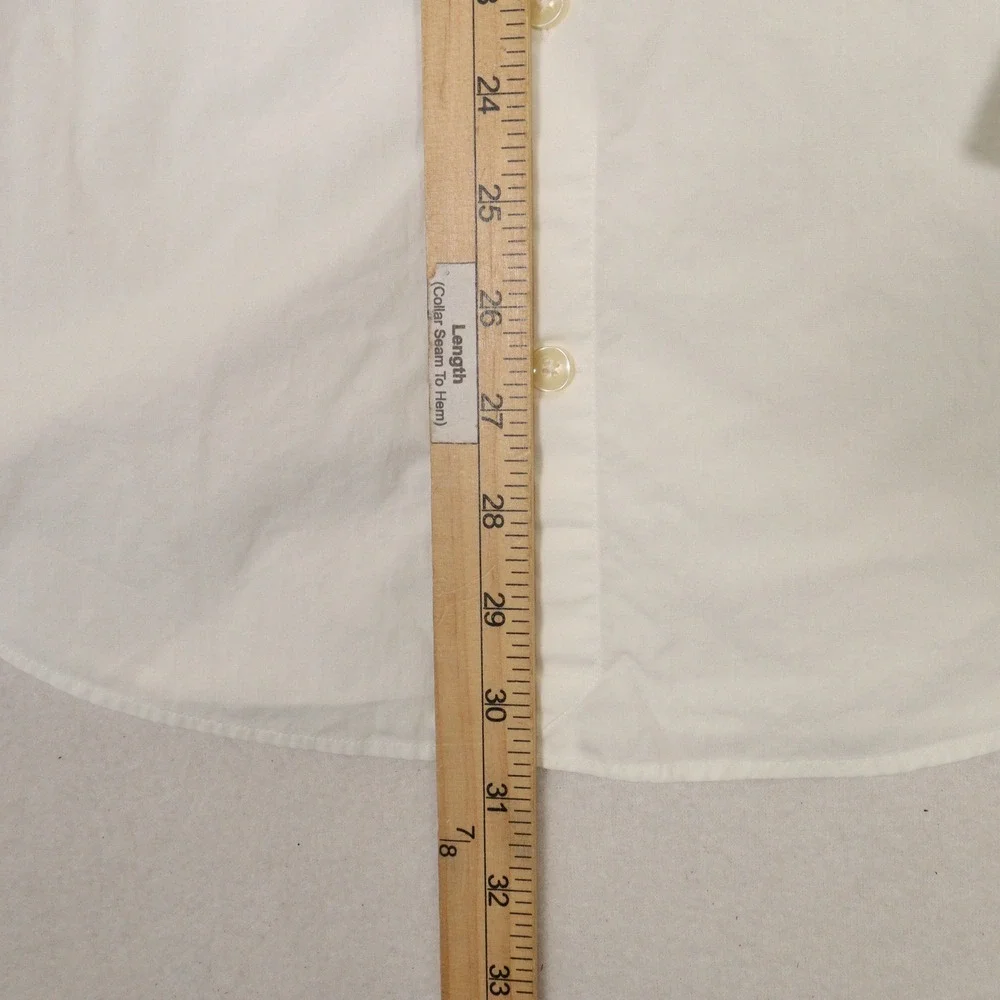Charles Tyrwhitt Button Up Shirt Extra Slim Fit Cutaway Collar White Men 15.5/34 - Picture 6 of 8